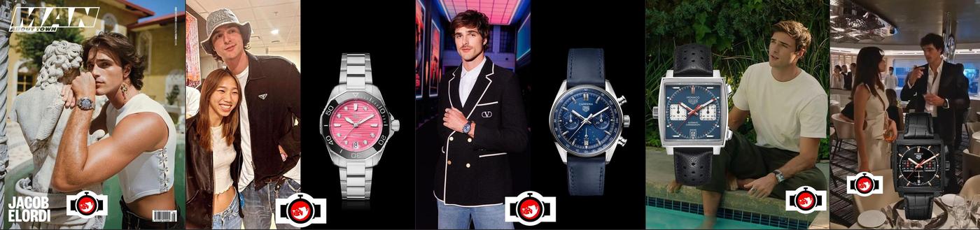 Discovering Jacob Elordi's Watch Collection - Omega and Tag Heuer